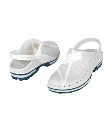 SABOTS WOCKCLOG BLANC S/BLEU 41-42