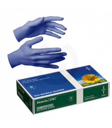 Gants nitrile sans poudre Biodégradables 69085