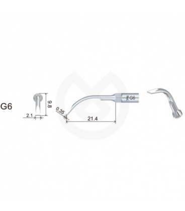 INSERT PROPHYLAXIE DTE WOODPECKER COMPATIBLE SATELEC ET NSK 80111